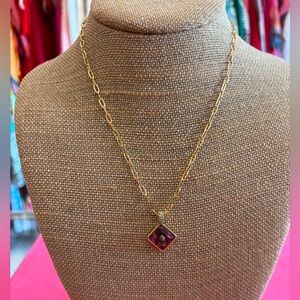 Kurt Geiger eagle head gold tone pendant necklace